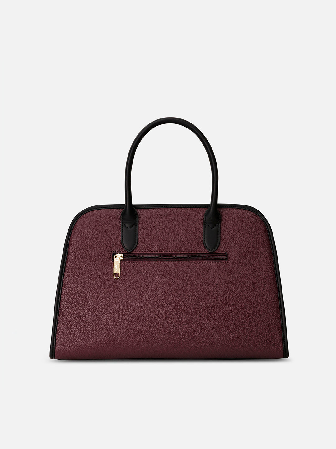 Tennisa Pocket Satchel Bag Maroon