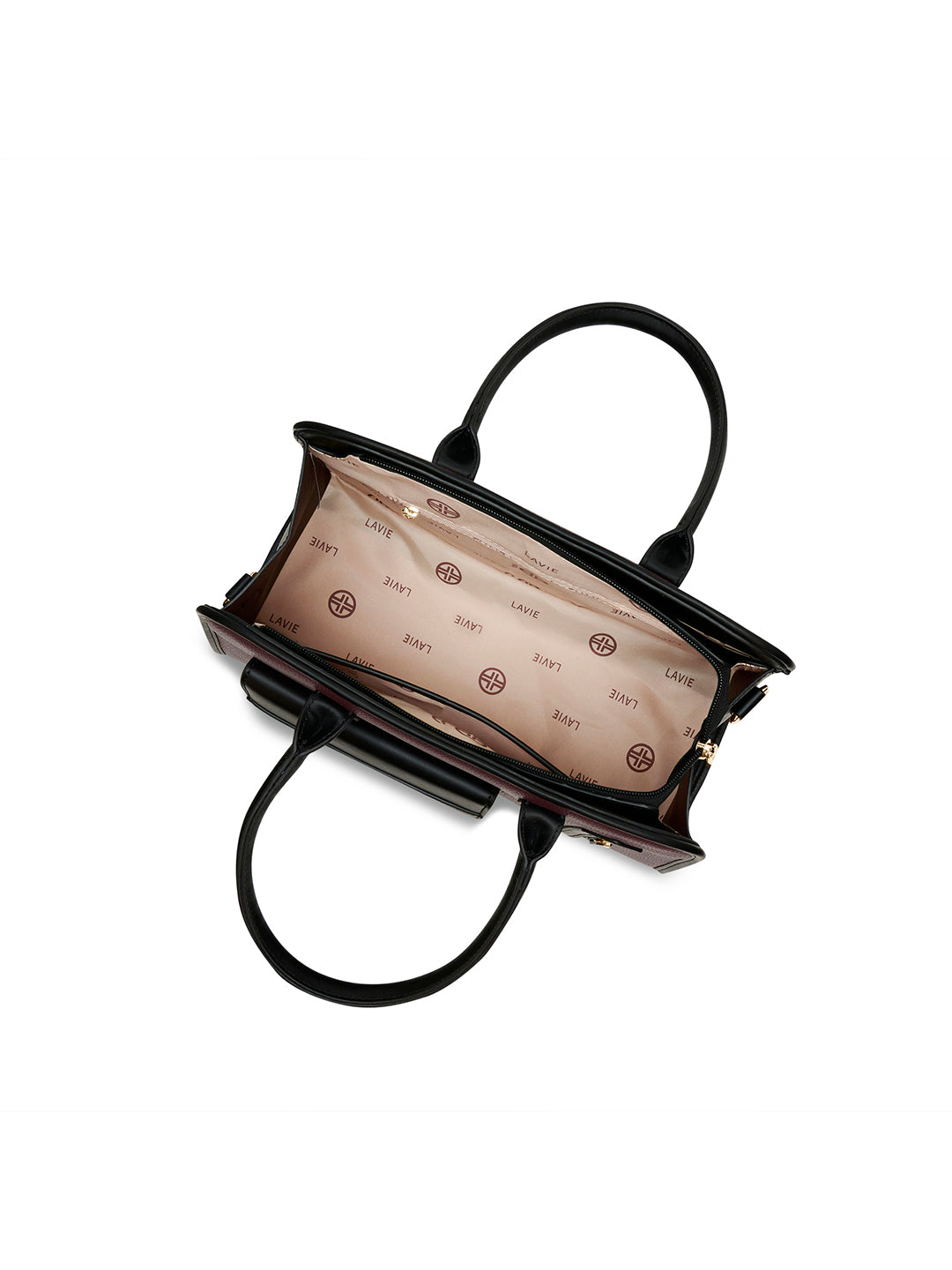 Tennisa Pocket Satchel Bag Maroon