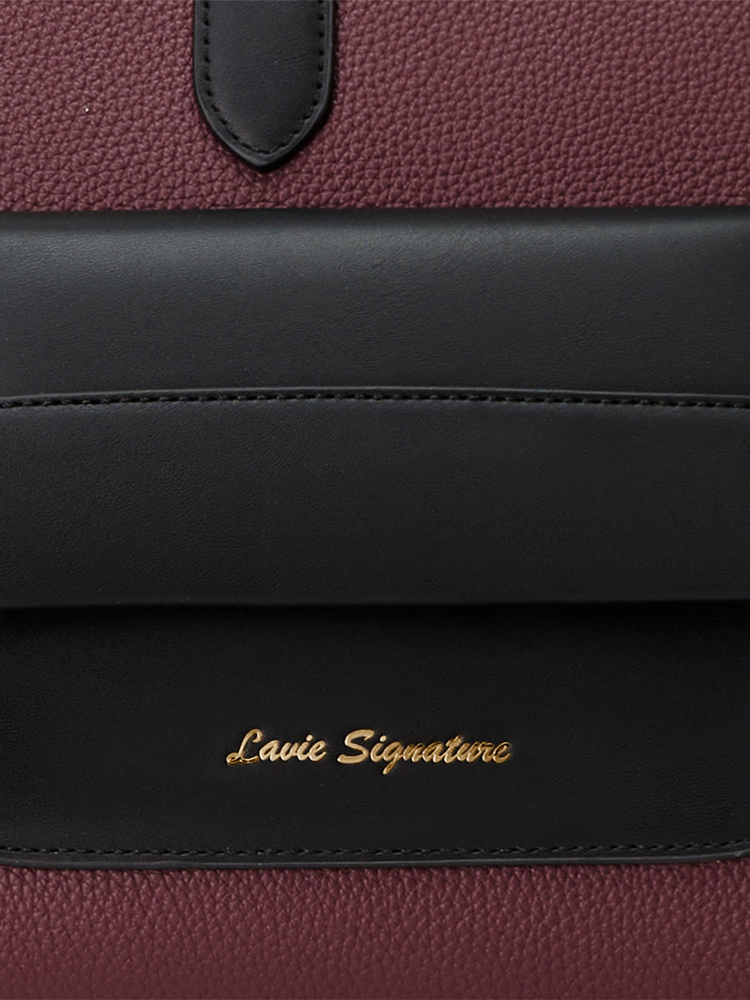 Tennisa Pocket Satchel Bag Maroon