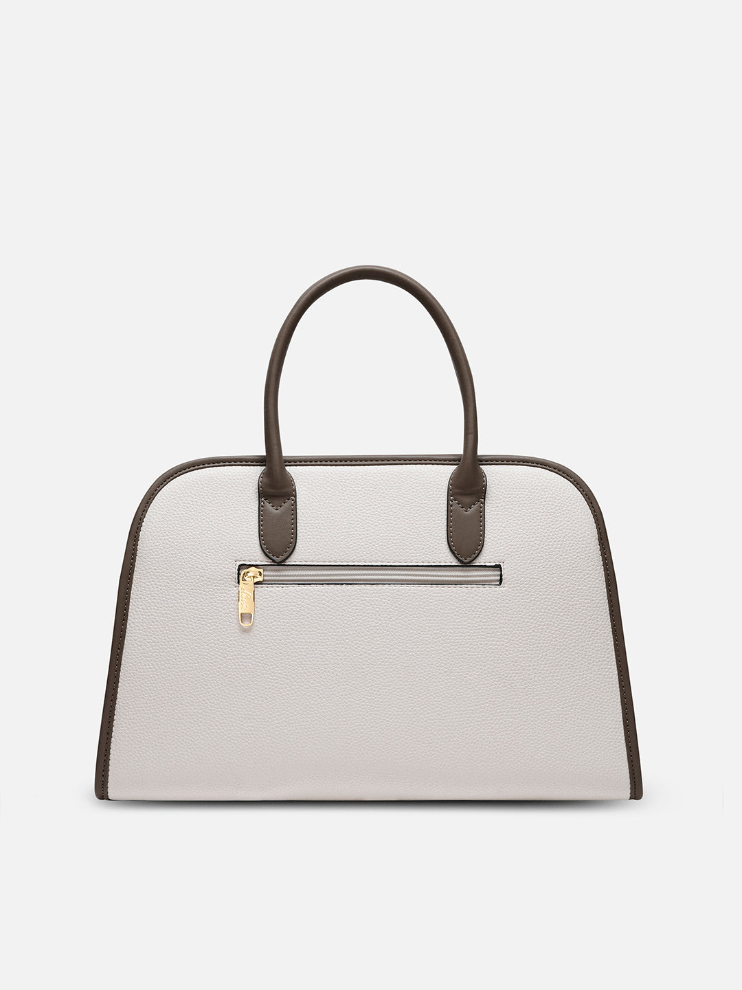 Tennisa Pocket Satchel Bag Off White