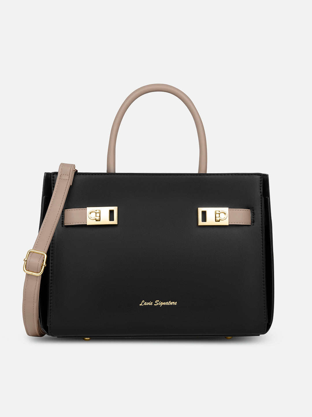 Delphia Satchel Bag Black