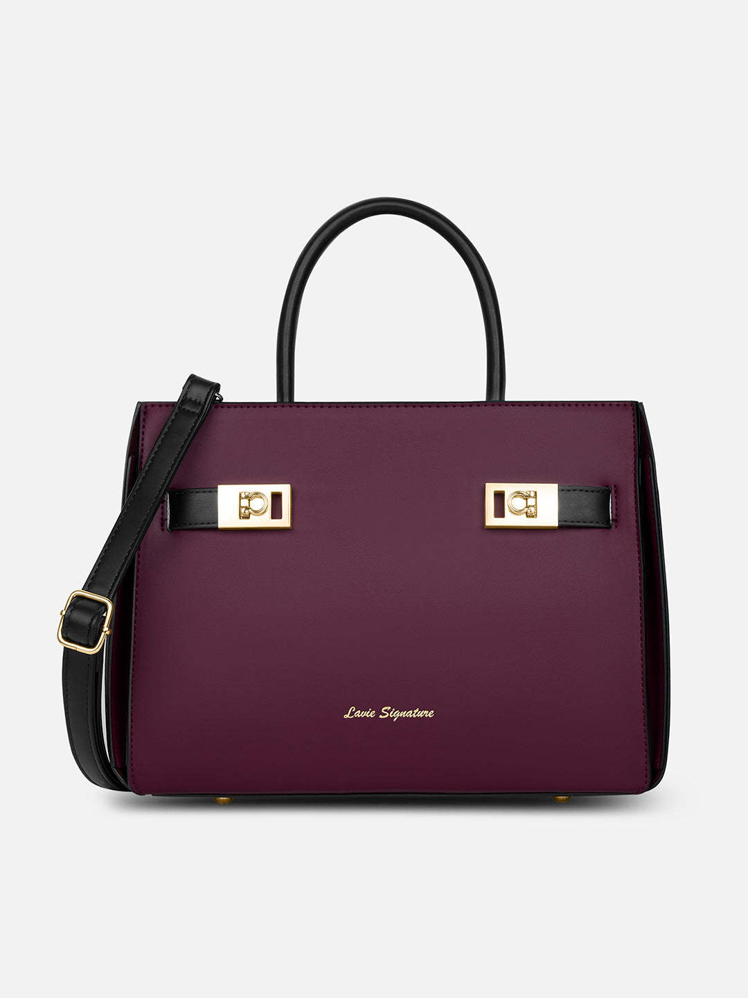 Delphia Satchel Bag Wine