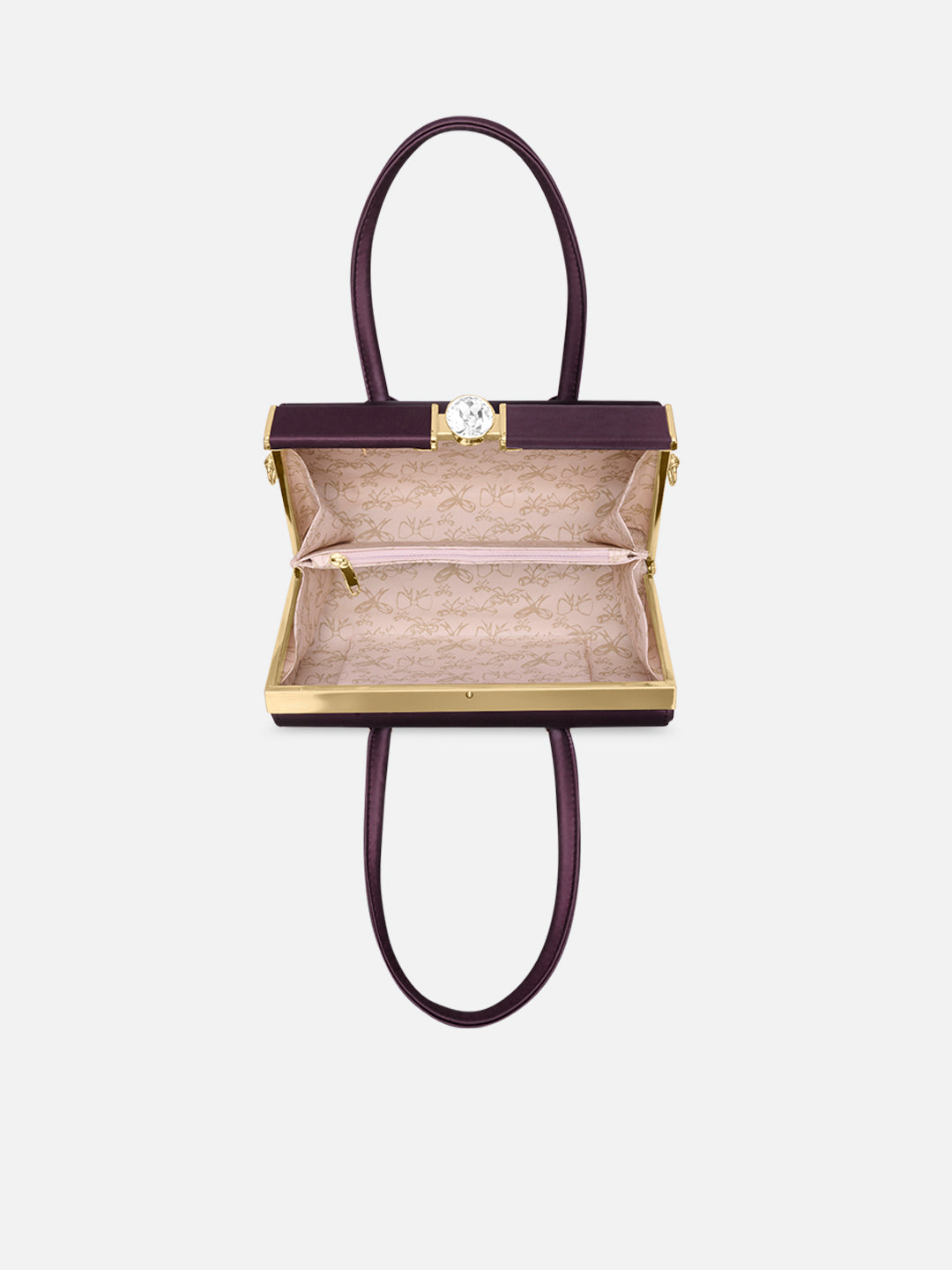 Gazelle Small Frame Bag Wine
