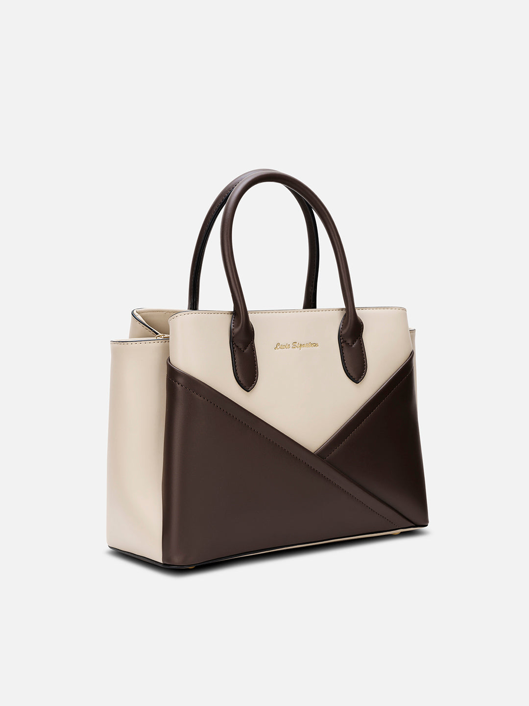 Emery Satchel Bag Brown