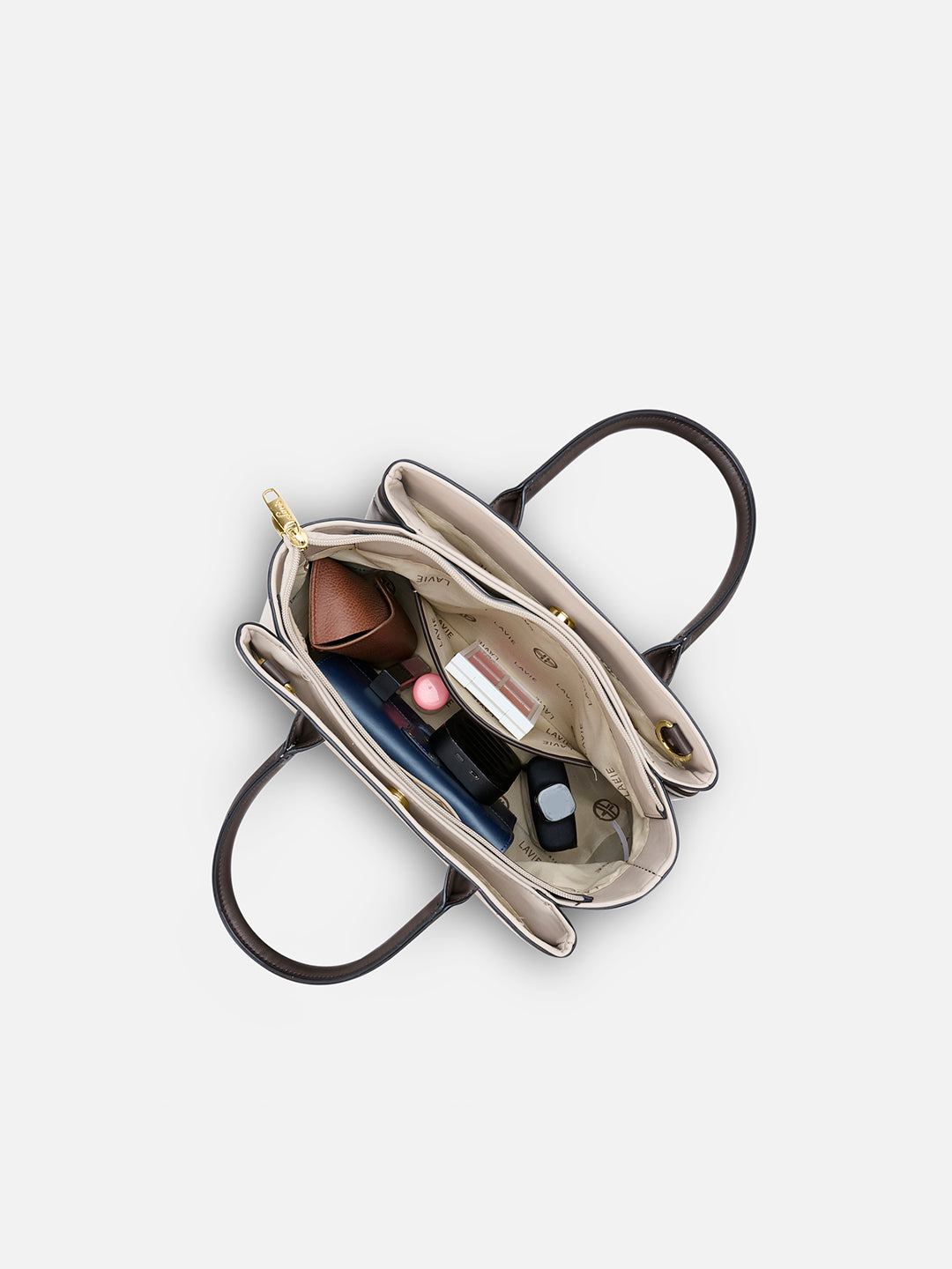 Emery Satchel Bag Brown