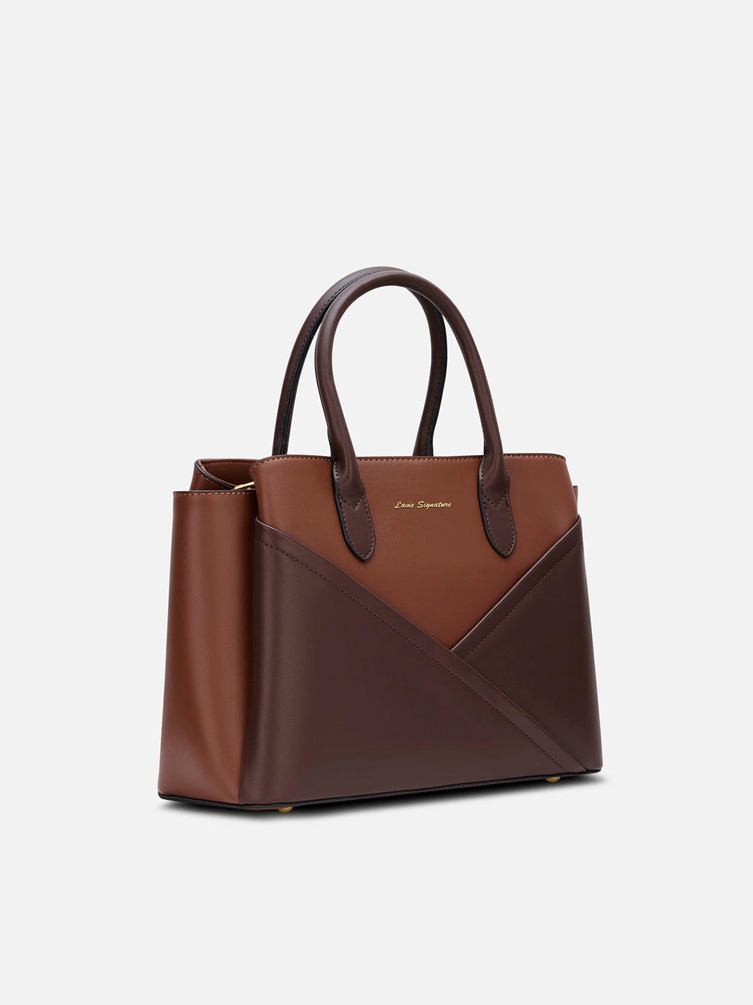 Emery Satchel Bag Tan