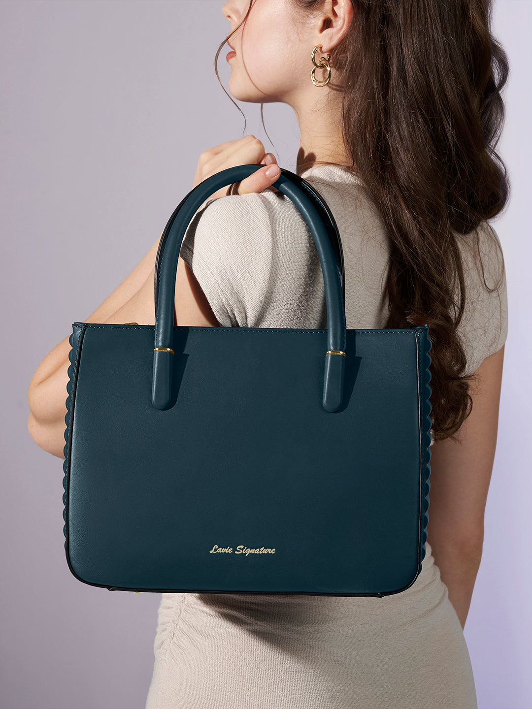 Maple Satchel Bag Teal