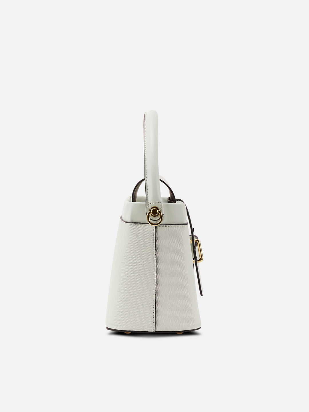 Zion Small Belt Satchel Bag Bag Off White