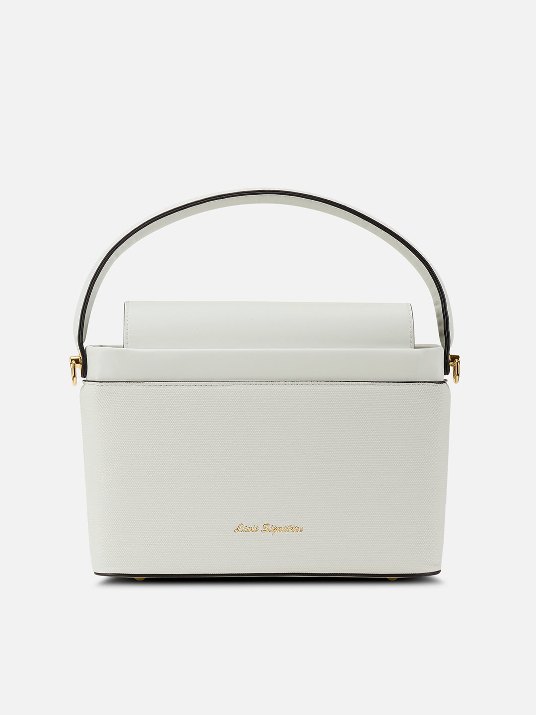 Zion Small Belt Satchel Bag Bag Off White