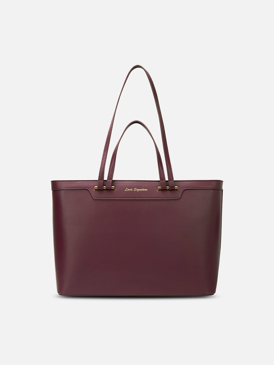 Zoey 2 Way Large Maroon Tote Bag