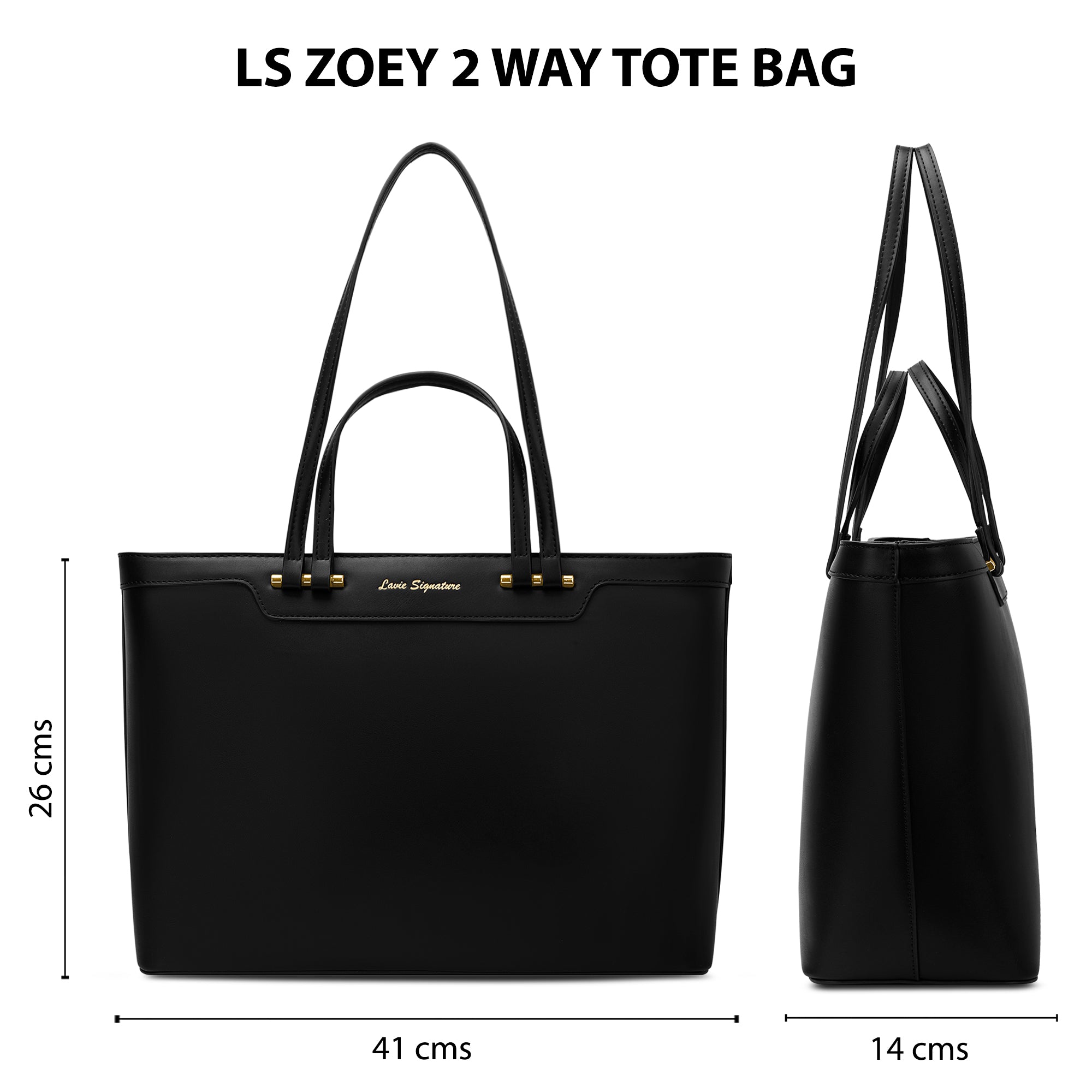 Zoey Small 2Way Tote Bag Bag