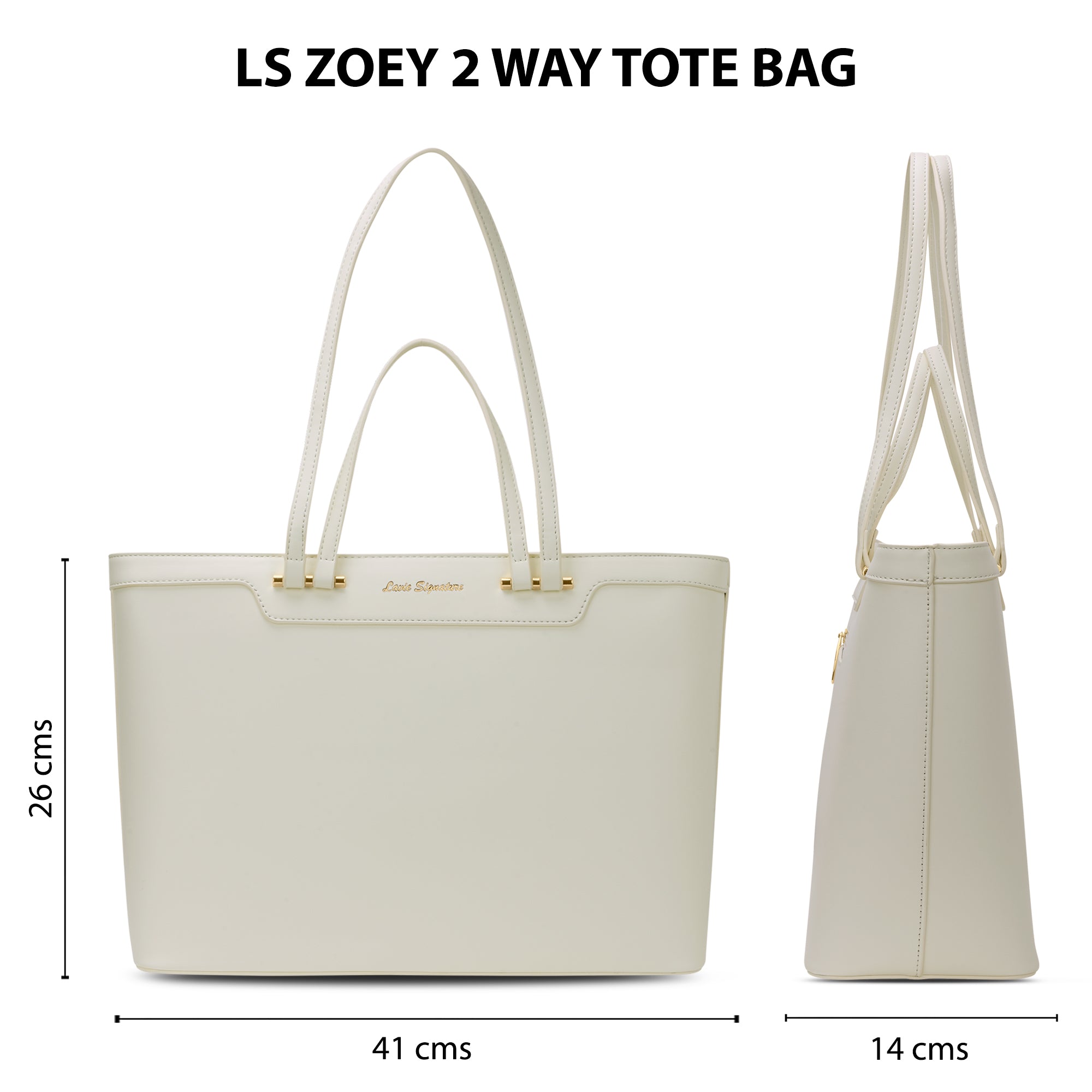 Zoey Small 2Way Tote Bag Bag