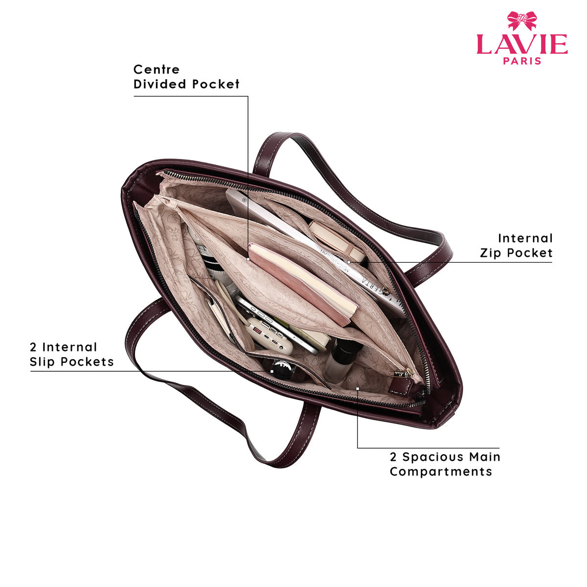 Soft Large Wine Tote Bag