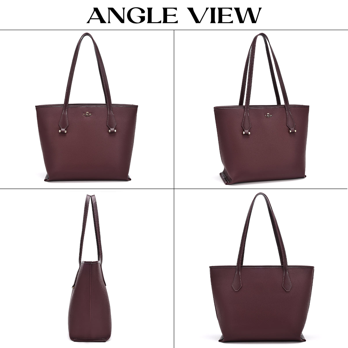 Soft Large Wine Tote Bag