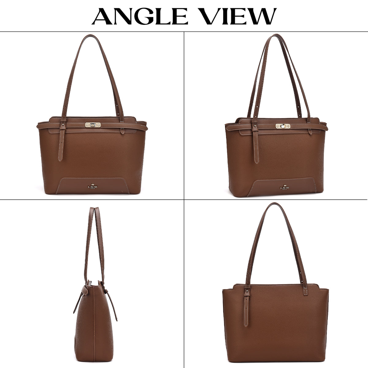 Soft Steph Large Tan Tote Bag