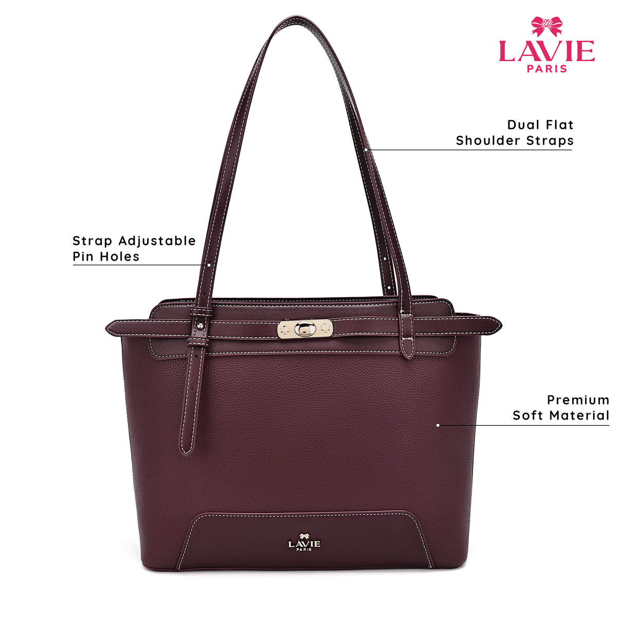 Soft Steph Large Wine Tote Bag