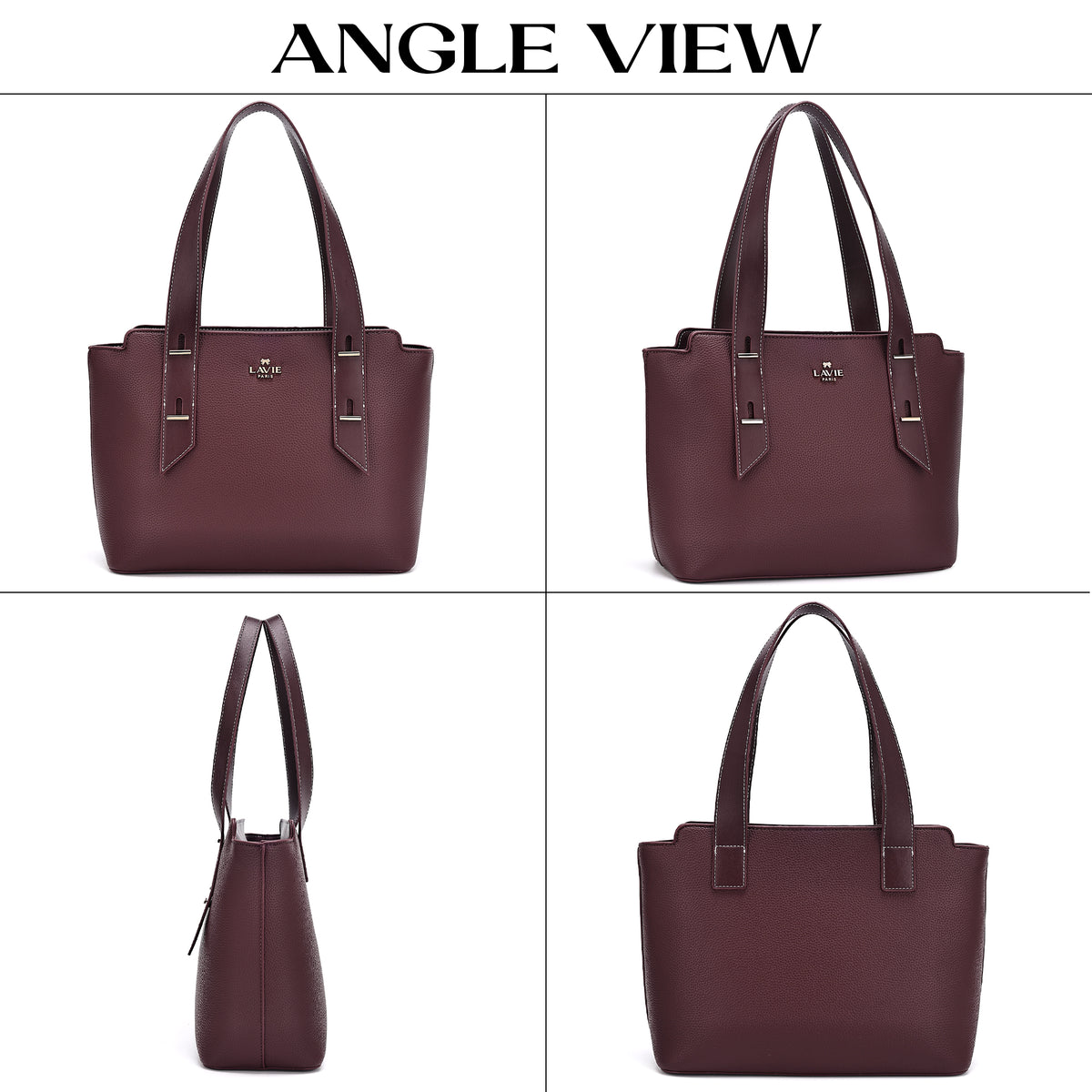 Soft Solene Medium Wine Tote Bag