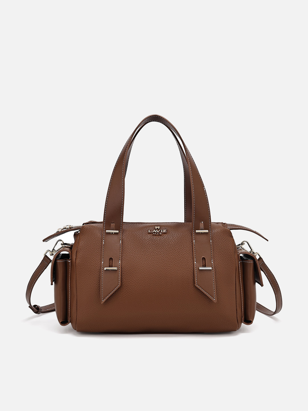 Soft Medium Tan Satchel Bag