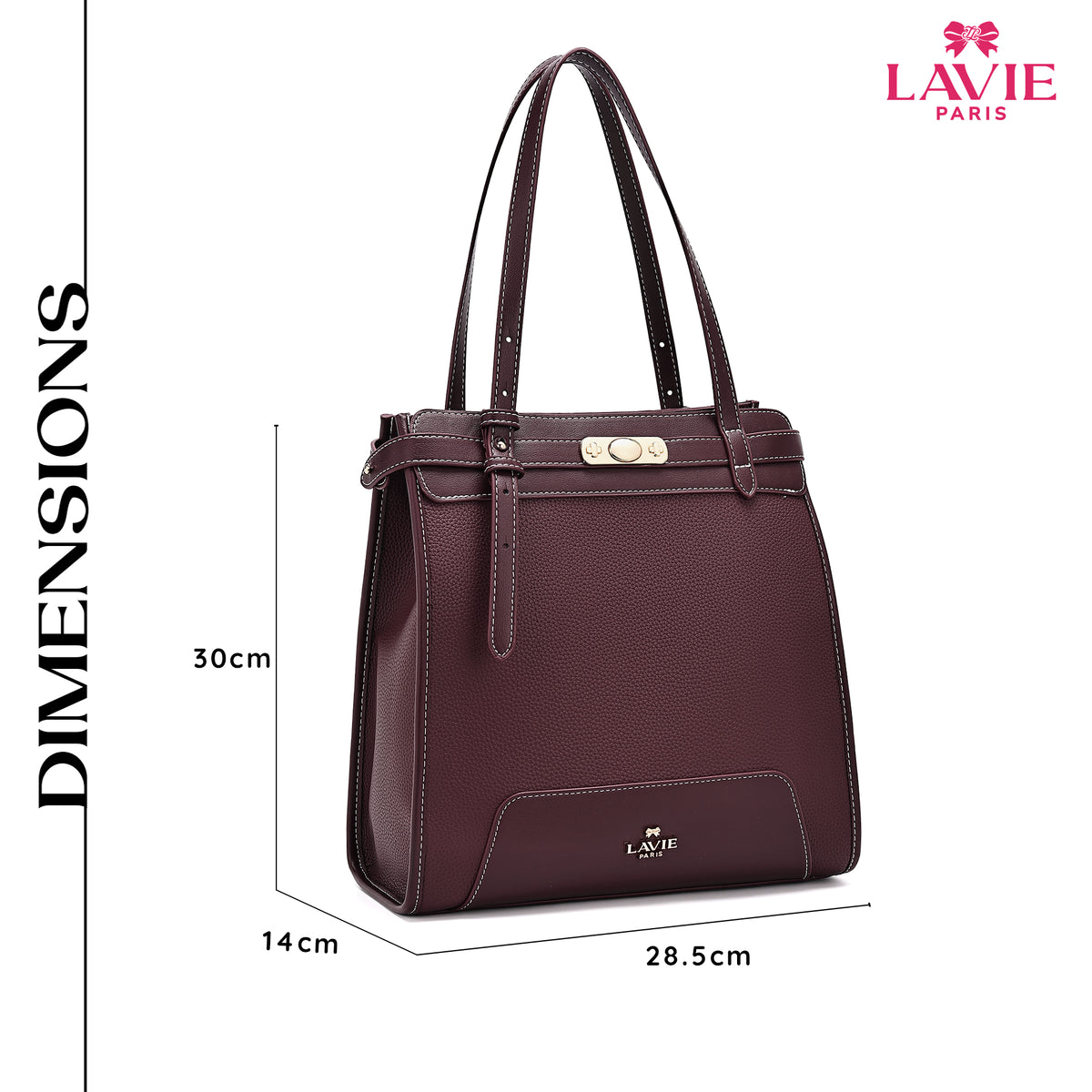 Soft Medium Wine Satchel Bag