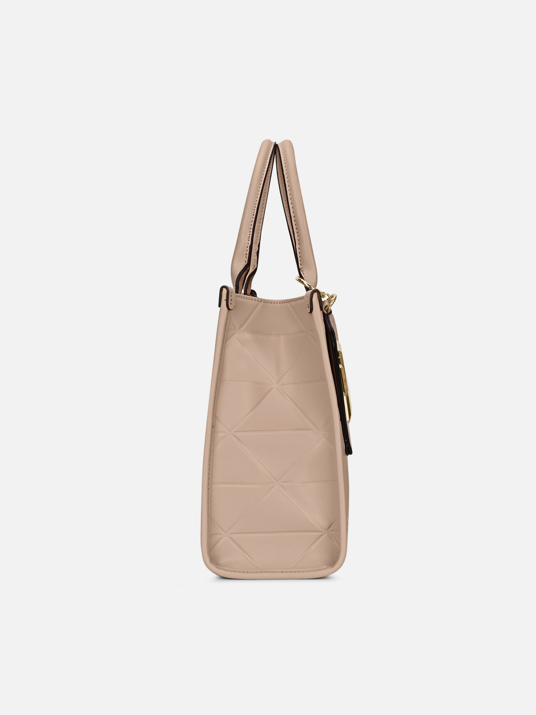 Mona26 Large Box Satchel Bag Mocha
