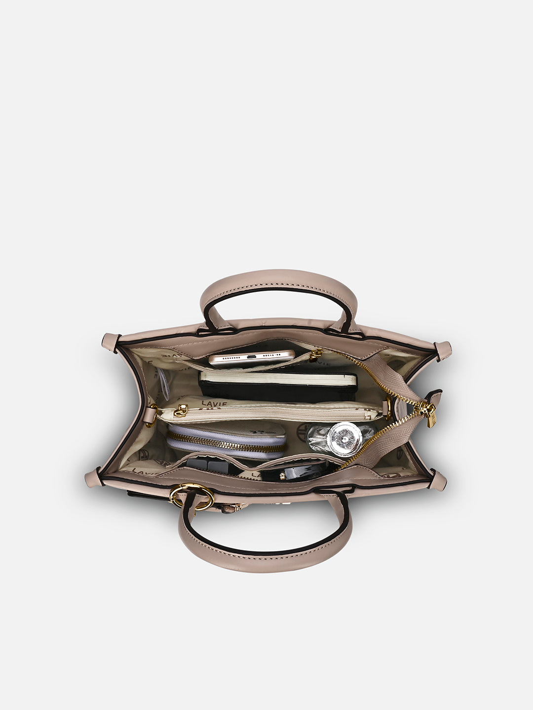 Mona26 Medium Box Satchel Bag Mocha