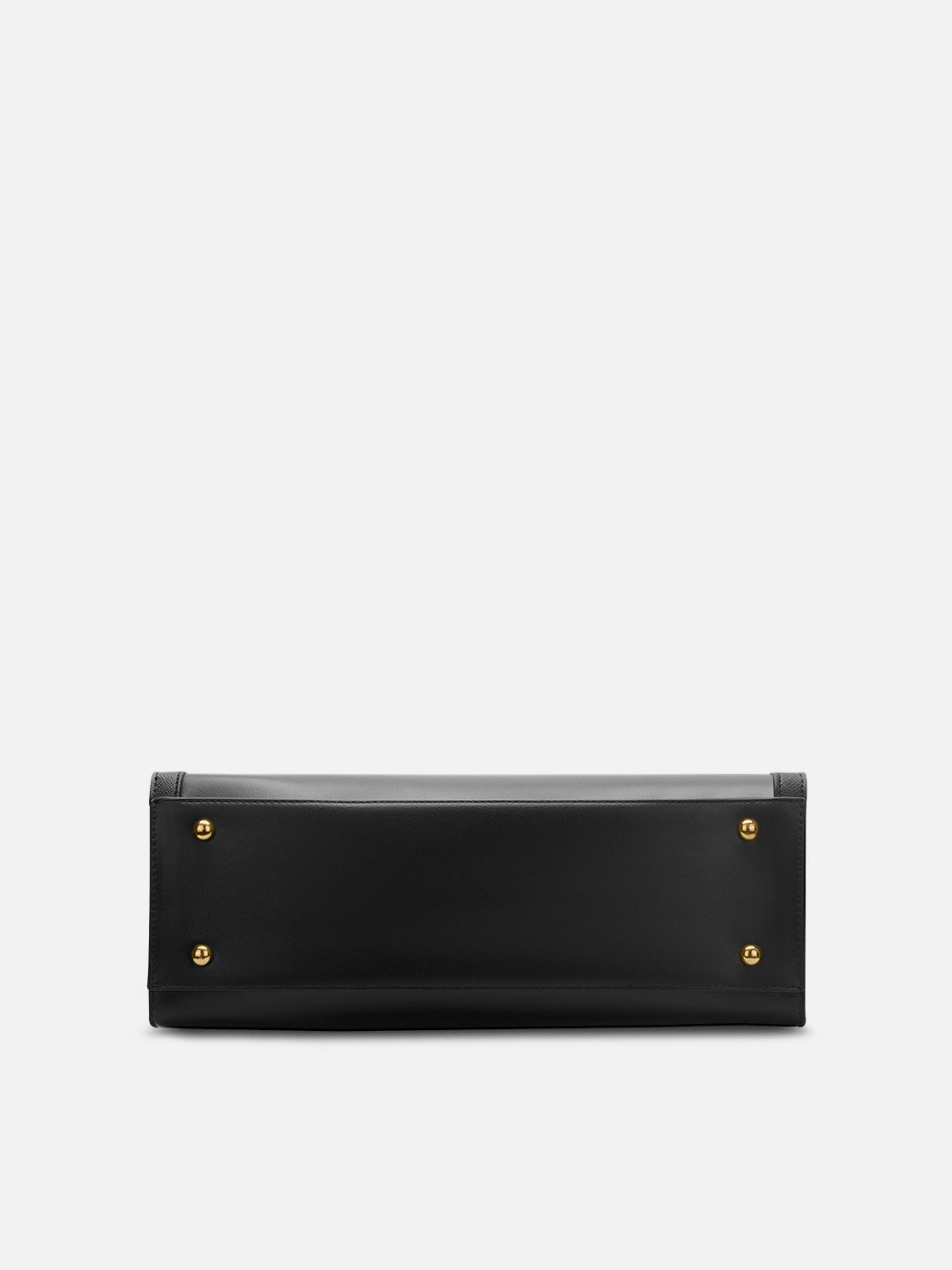 Jade Large Monogram Satchel Bag Black