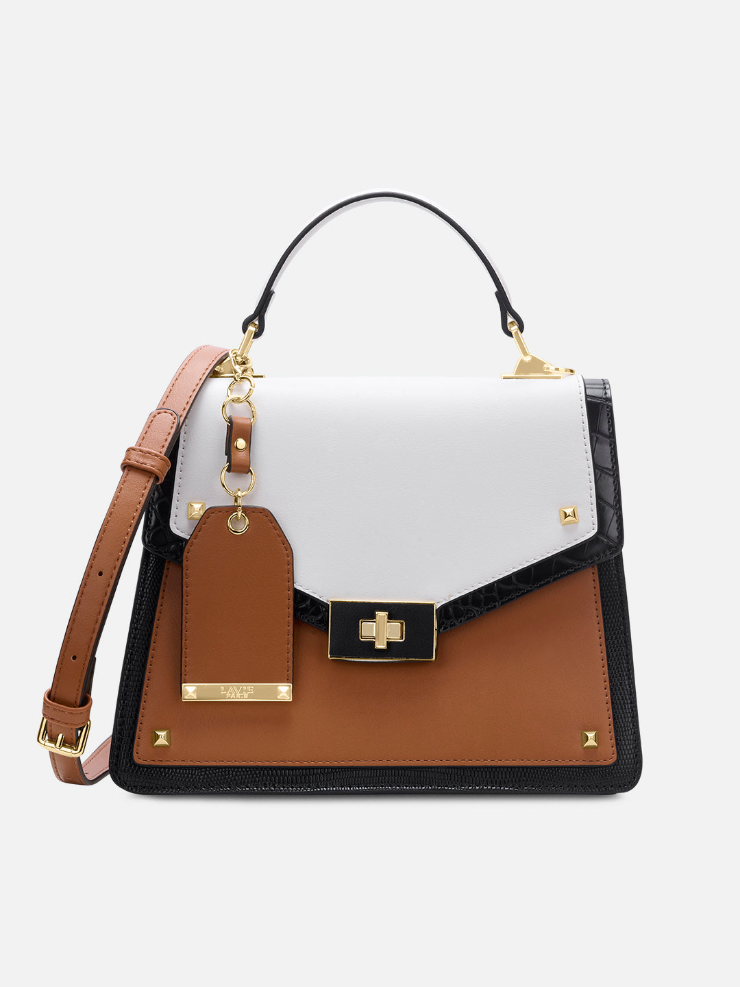 Ales Medium Flap Sling Bag White