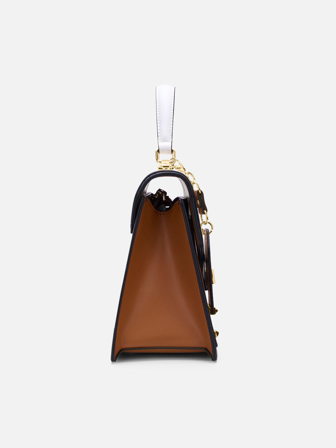 Ales Medium Flap Sling Bag White