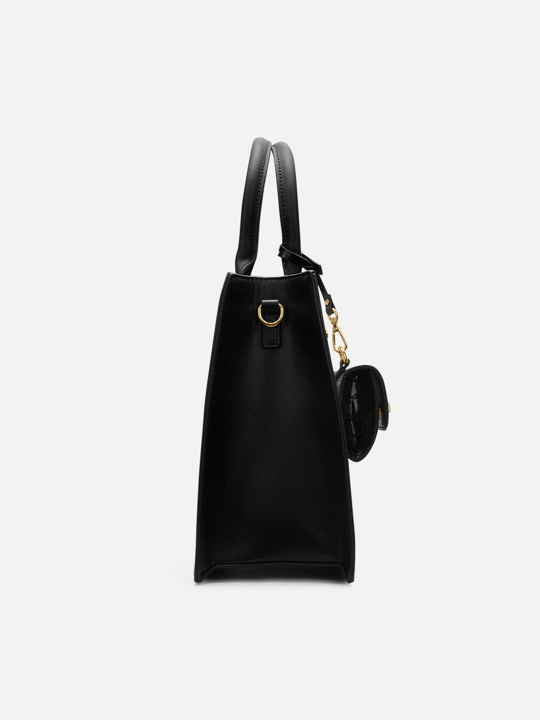 Louvre Large Chain Satchel Bag White