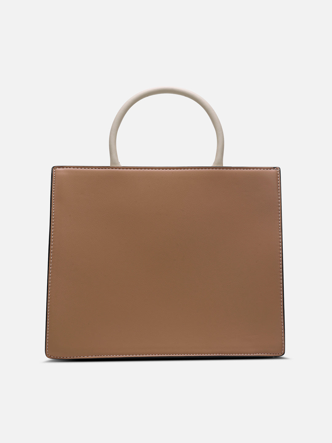 Louvre Medium Chain Satchel Bag Beige