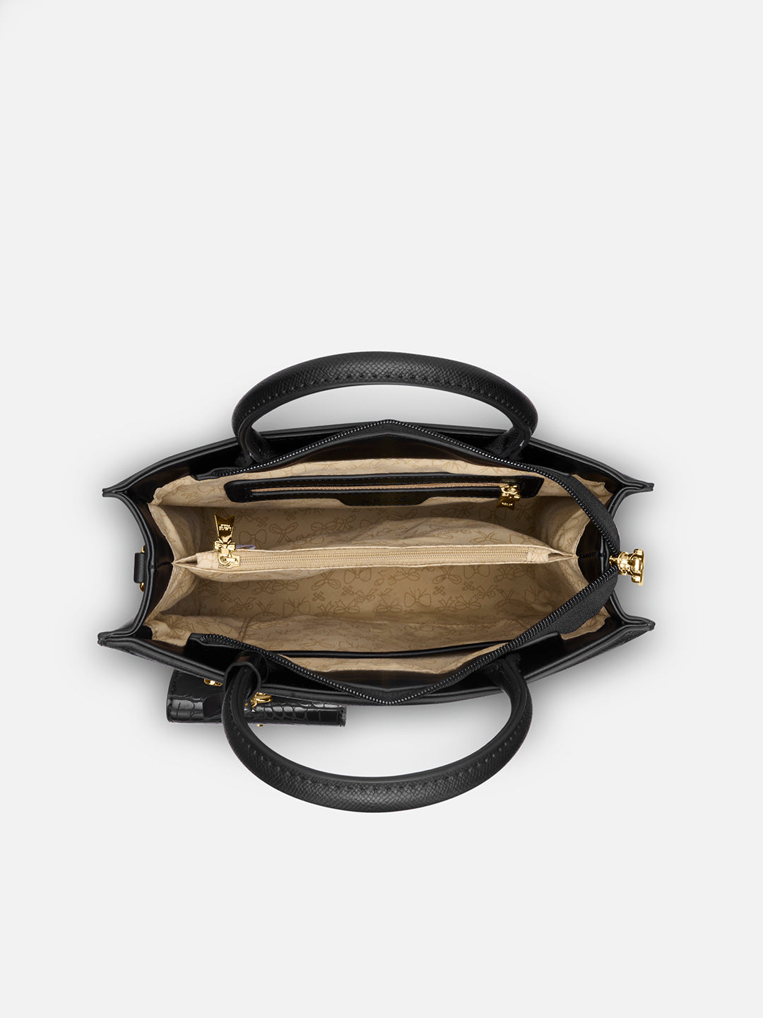 Louvre Medium Chain Satchel Bag White