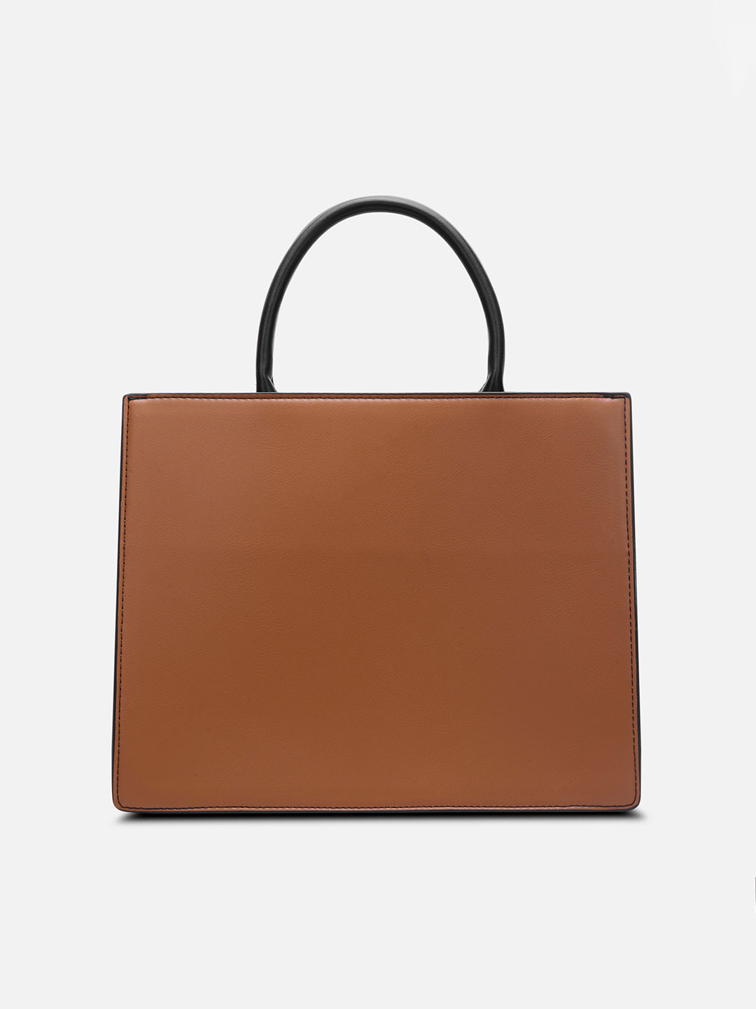 Louvre Medium Chain Satchel Bag Beige/Black