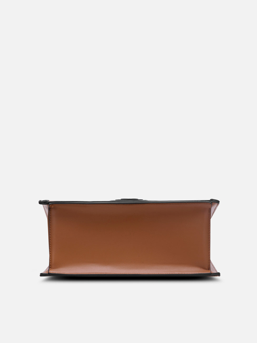 Louvre Medium Chain Satchel Bag Beige/Black