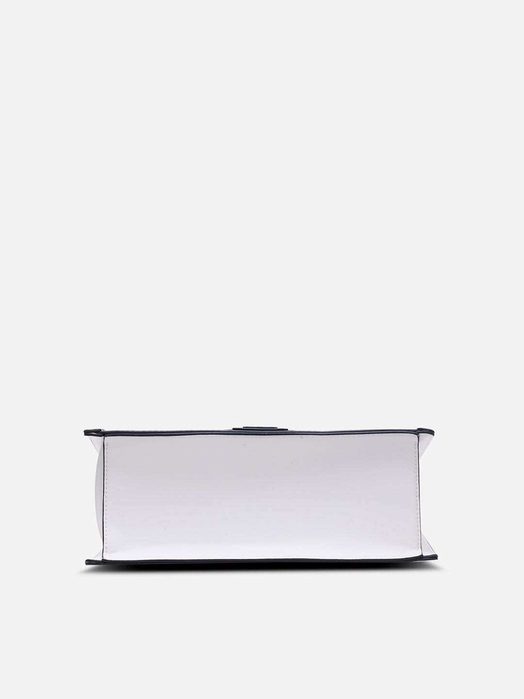 Louvre Medium Chain Satchel Bag White/Blue