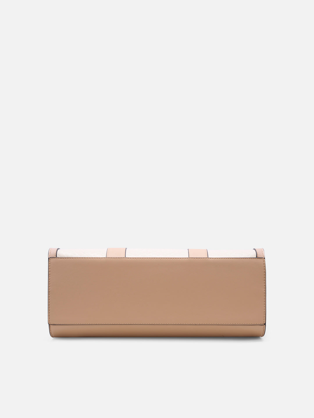 Eloise Large Box Satchel Bag Beige/Tan