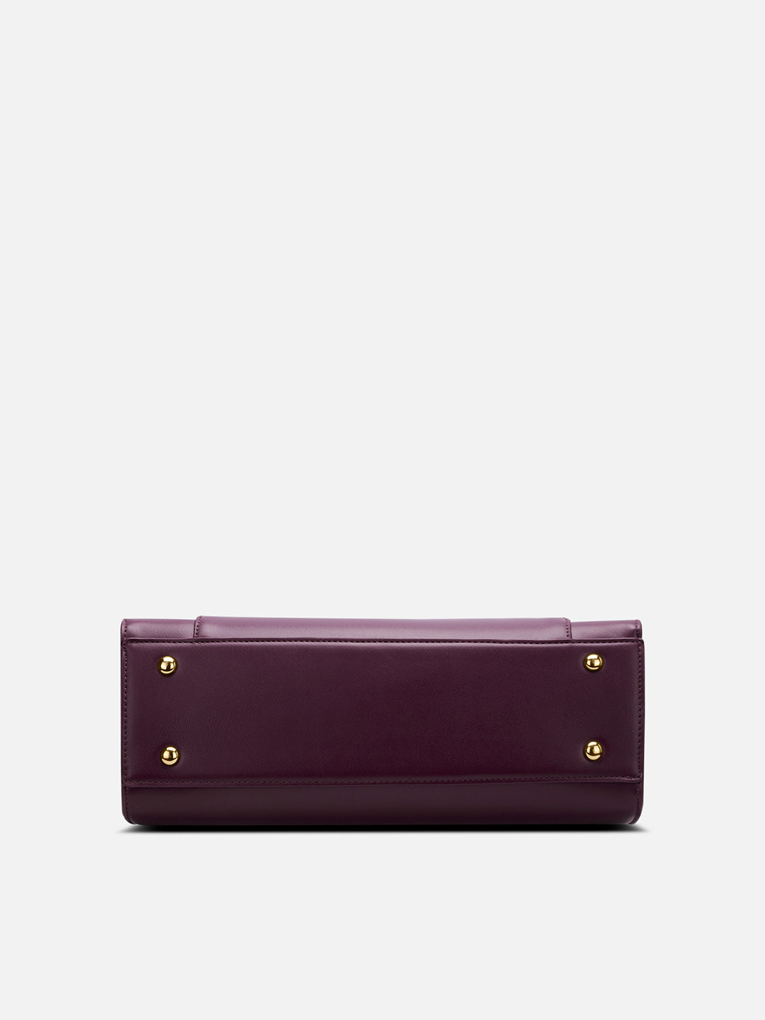 Pisa Box Large Satchel Bag Wine