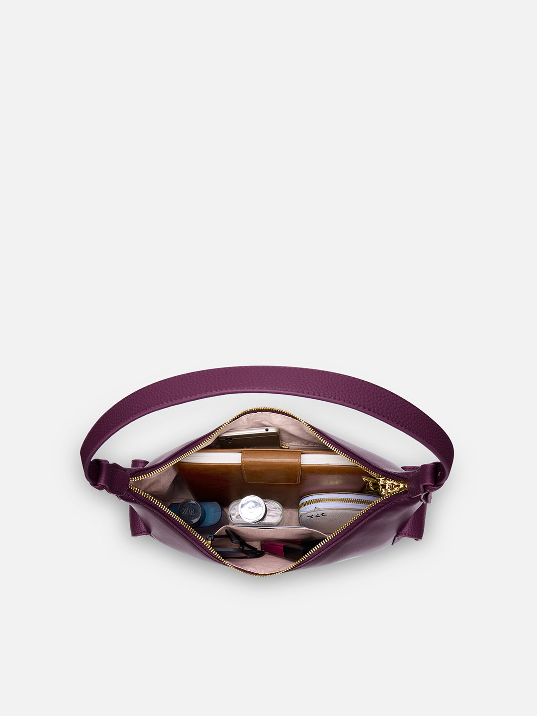 Pisa Medium Hobo Bag Wine