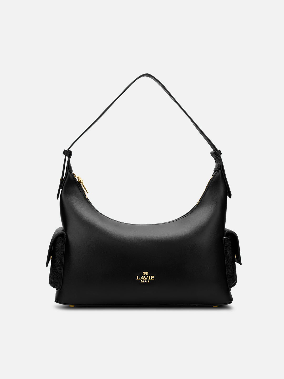 Pisa Medium Hobo Bag Black