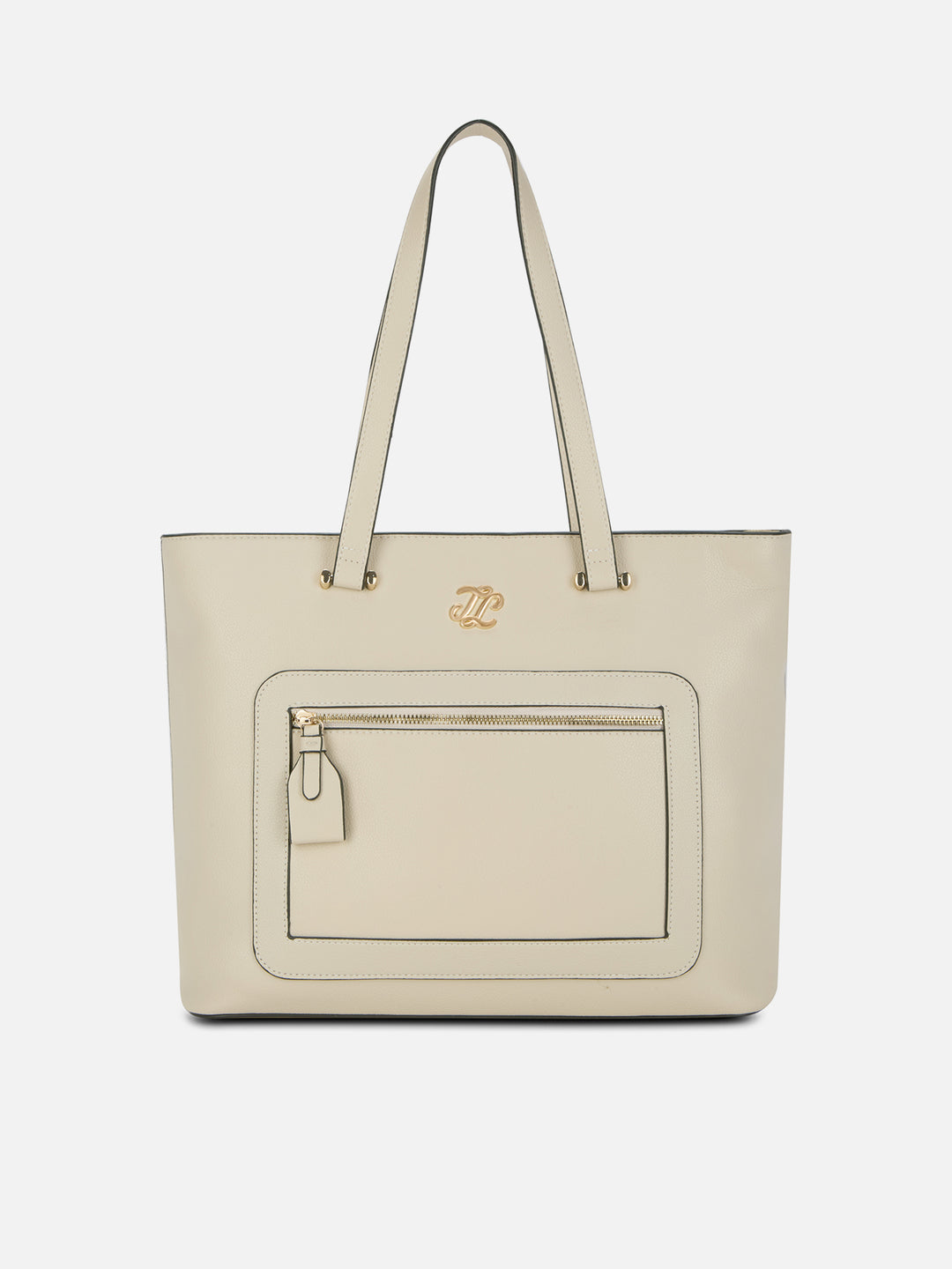 Tsina Large Beige Tote Bag