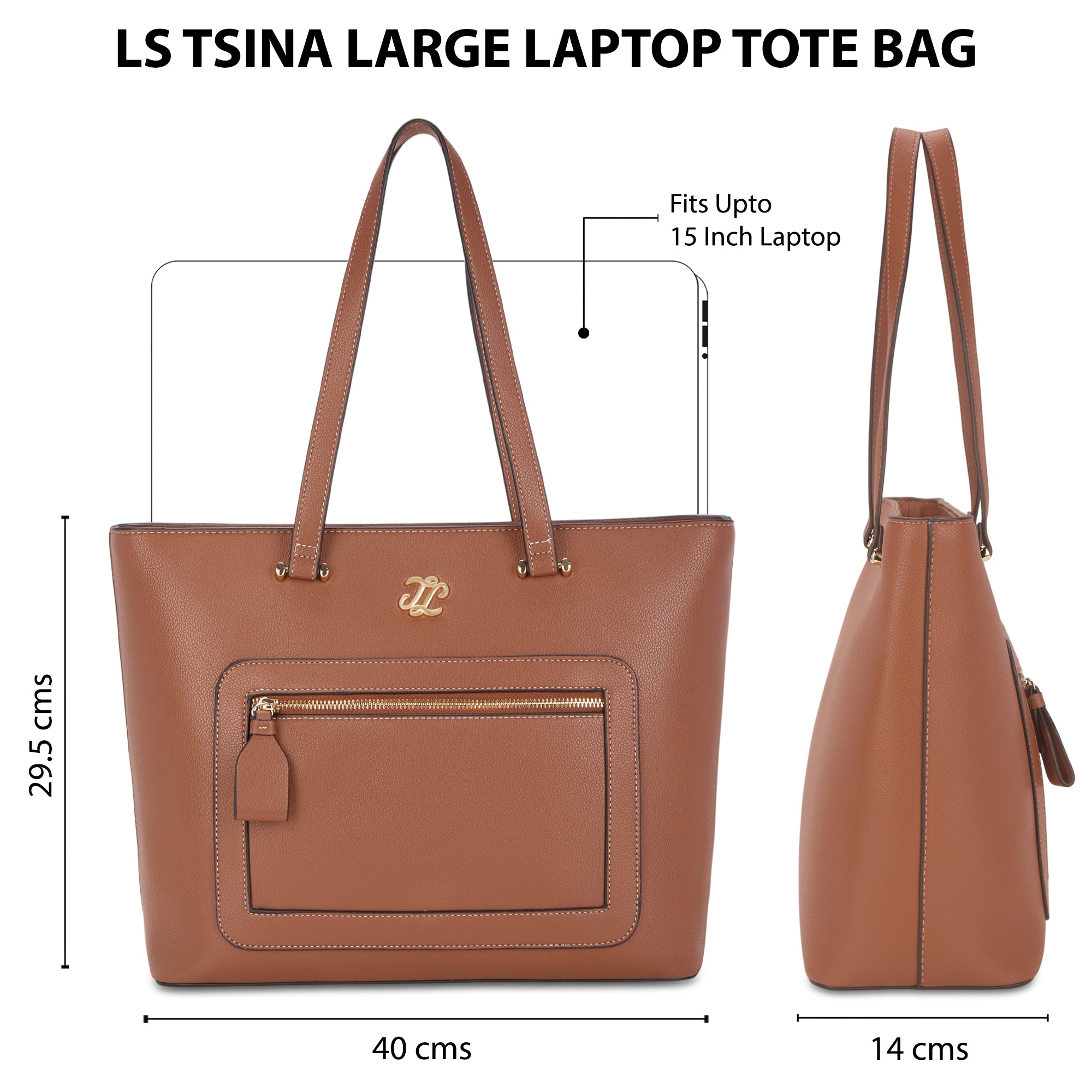 Tsina Large Tote Bag Tan