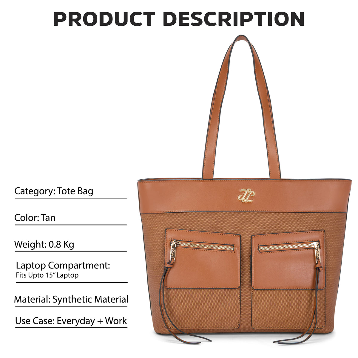 Foresta Large Tote Bag Tan