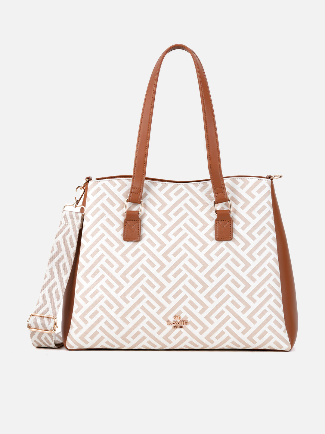 Mono Ll Rumia 3 Compartment Medium Pearl Handbag