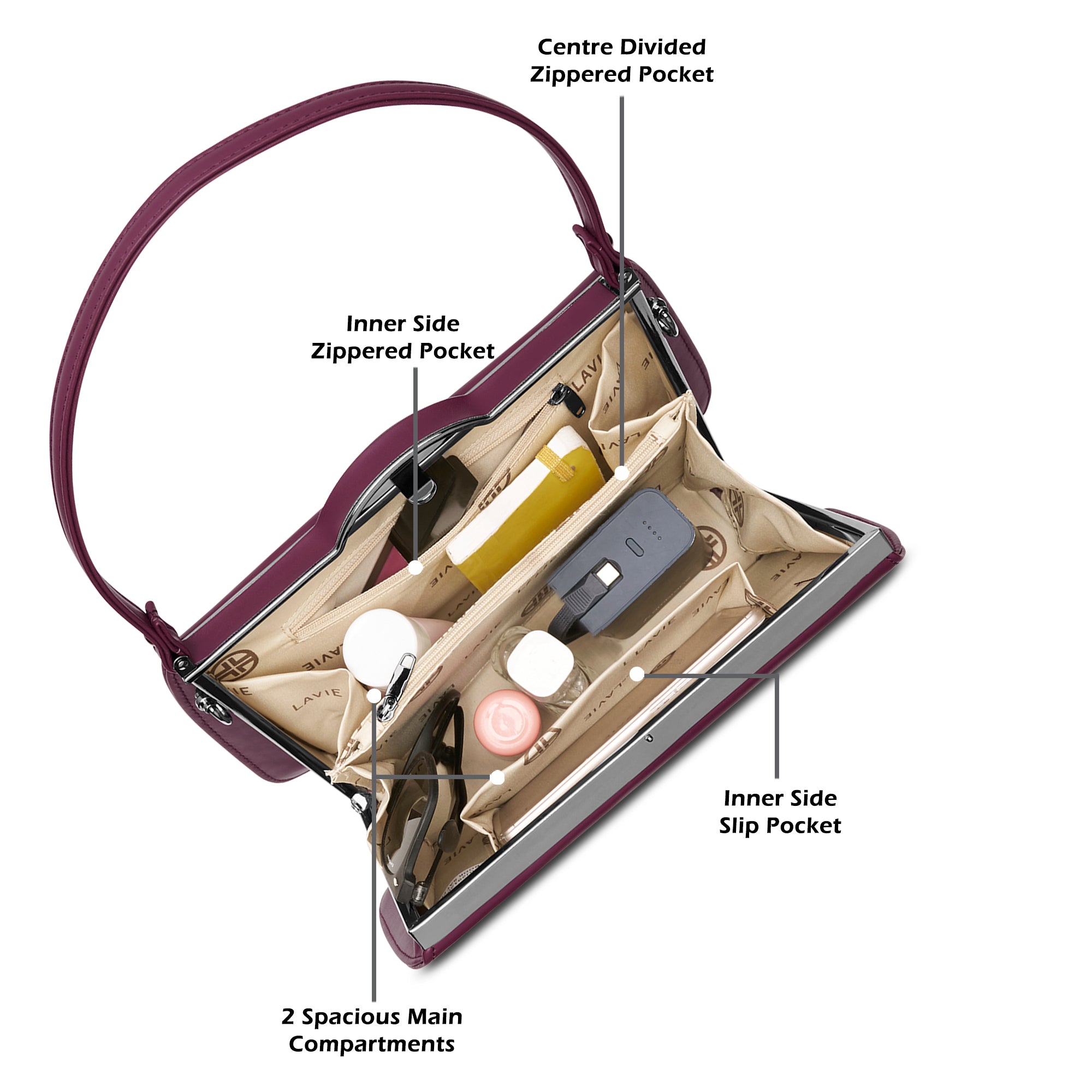 Book Satchel Bag Frame Bag
