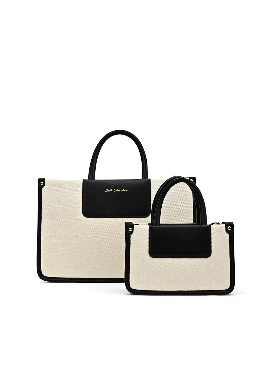 Canva Combo Set Large Off White Tote Bag