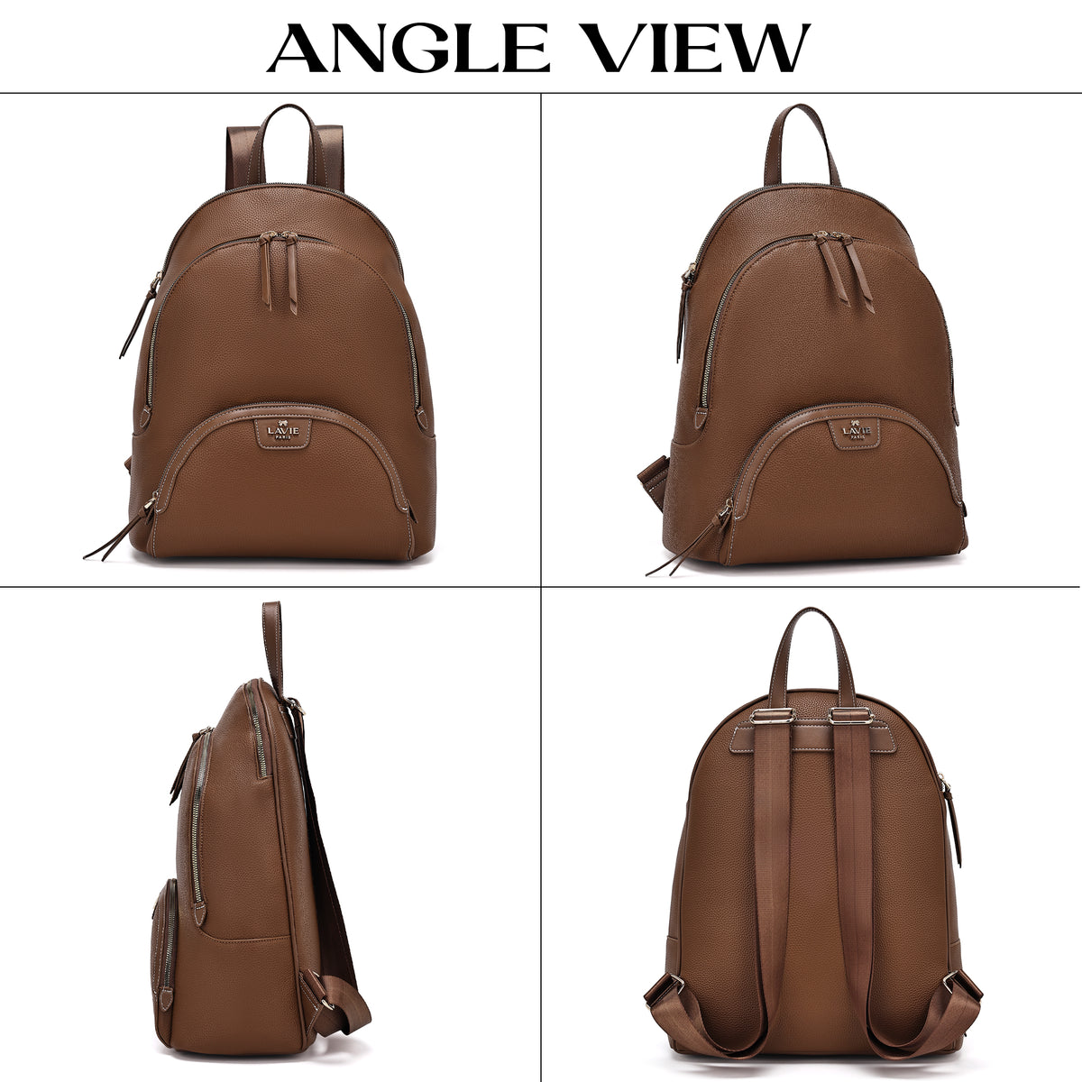 Soft Katey 2 Compartment Large Tan Backpack