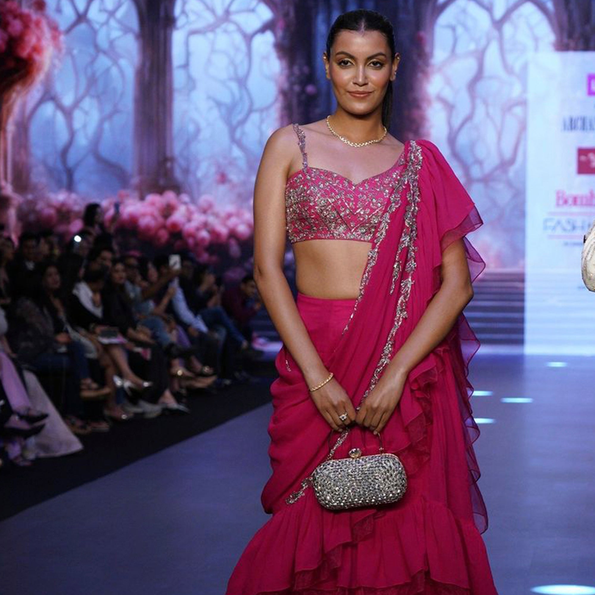 Jewel Medium Frame Clutch