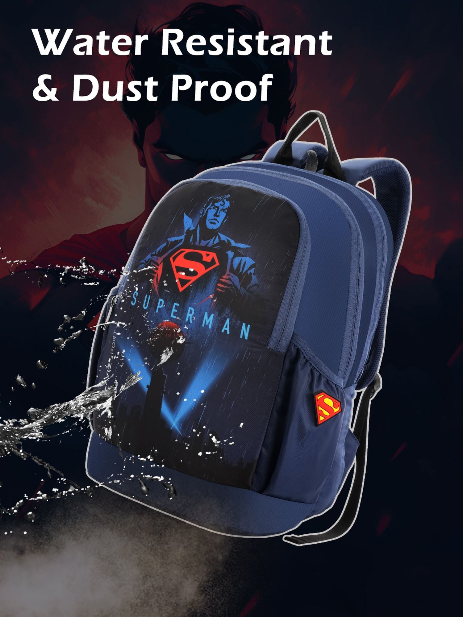 Lavie Sport 22L Ledge Casual Backpack for Girls and Boys|Men & Women Red