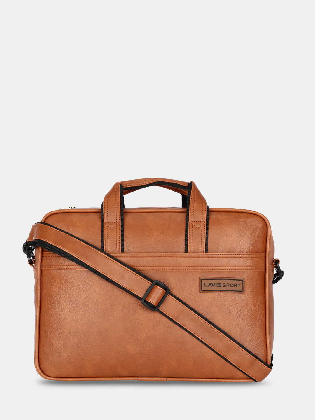 Lavie Sport 2 Compartments Executive Unisex Laptop Briefcase Bag Black