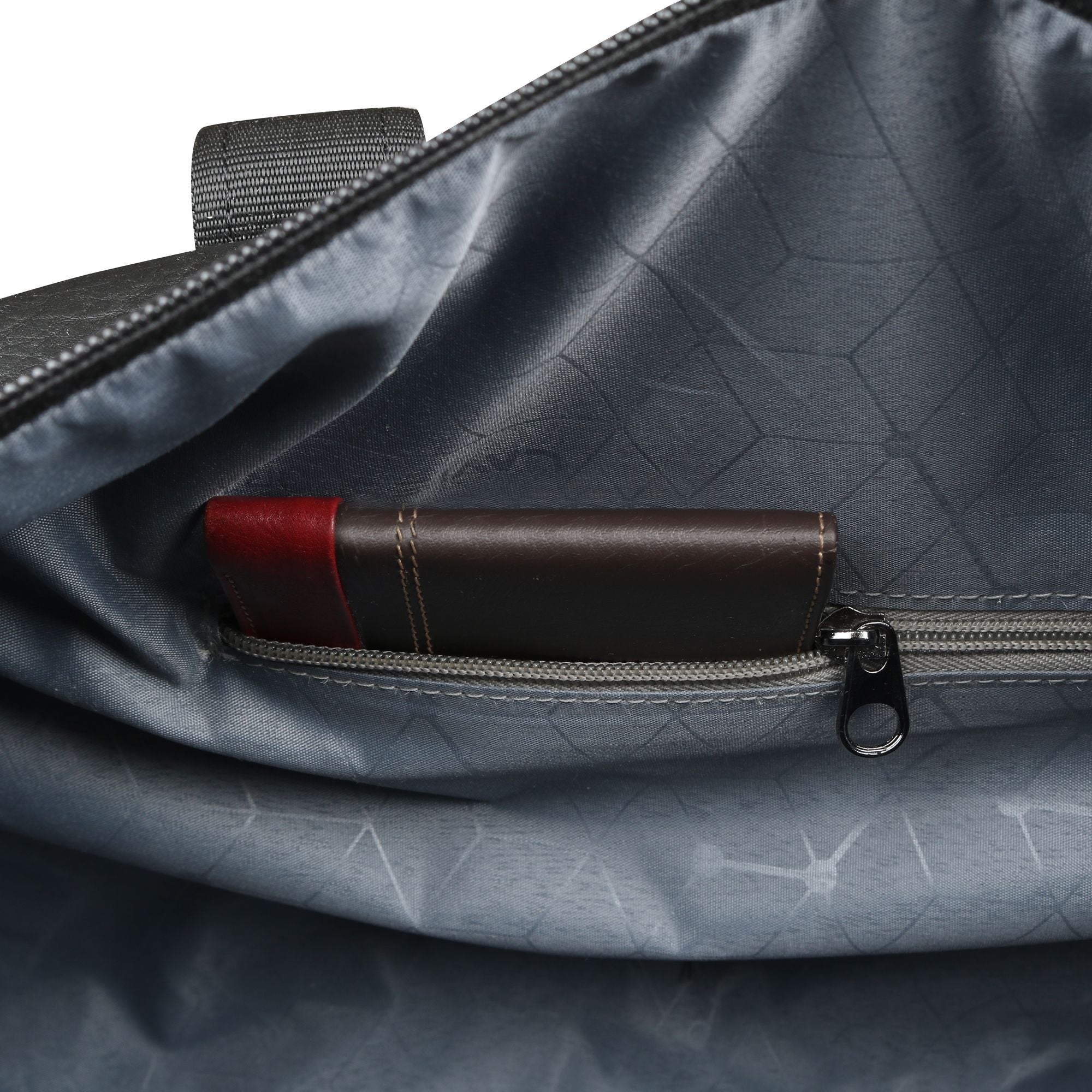 Pilot Synthetic Leather Duffle Bag Black
