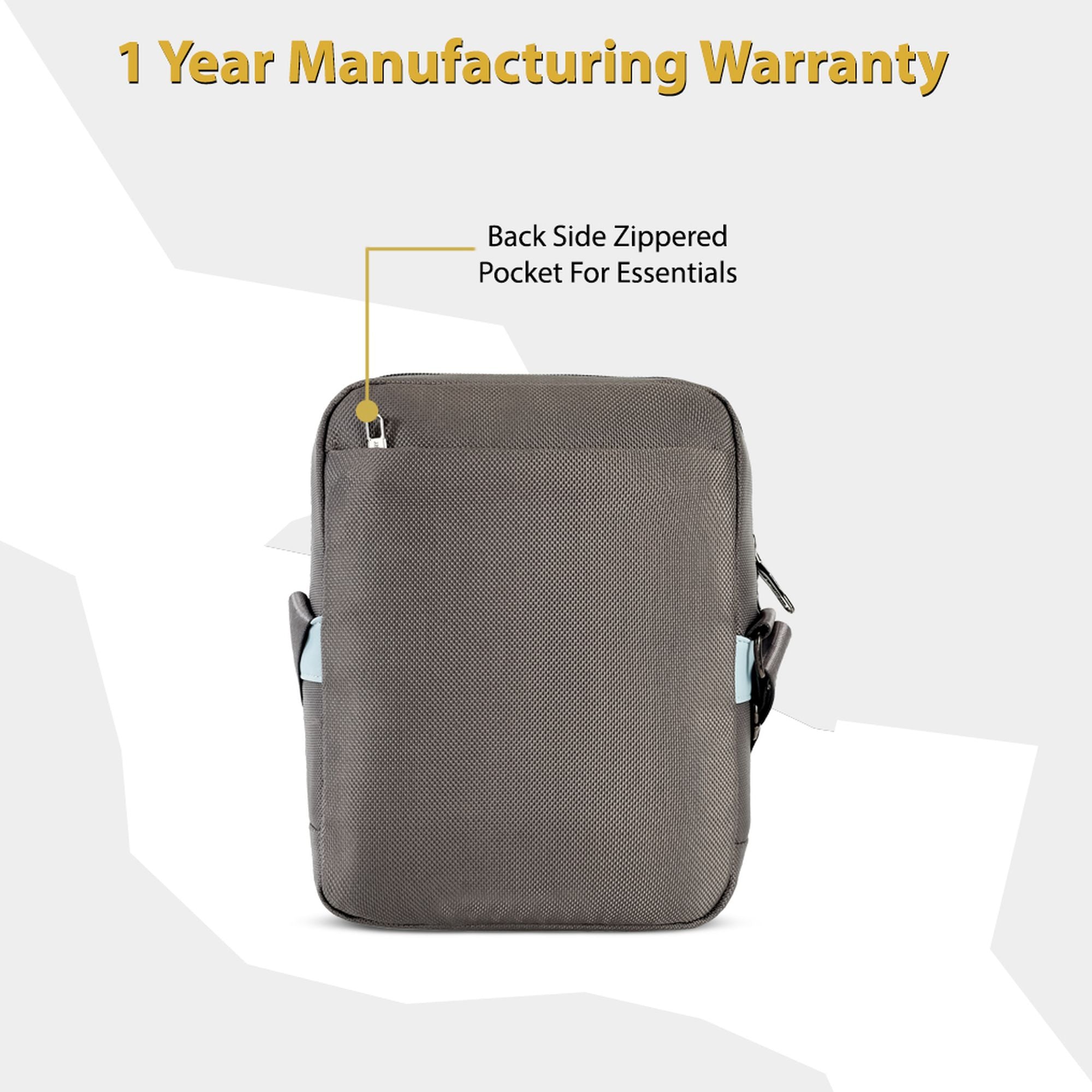 Athos Sling Bag Crossbody Grey/Pblue